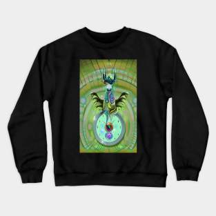 Timeless Lllama Surrealism Art Crewneck Sweatshirt